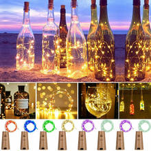 Battery Included 20 LED Cork Lights Centerpiece Decoration 6ft Fairy String Light Garland DIY Project Wine Bottle Stopper Craft 2024 - buy cheap
