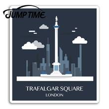 Jump Time for Trafalgar-pegatinas de vinilo cuadradas, pegatinas de Londres, Inglaterra, pegatina para parachoques de ventana de camión, equipaje, accesorios impermeables 2024 - compra barato