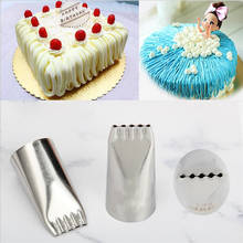 Lengüetas de acero inoxidable n. ° 134, herramientas de decoración de pasteles con cinco orificios para dibujar, glaseado, puntas de fideos, boquilla de crema de pastel, Fondant 2024 - compra barato