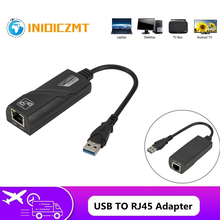 Адаптер Ethernet с USB 3,0 на Rj45 Lan, сетевая карта USB 3,0 к RJ45 Lan Ethernet адаптер для Windows 10, ноутбука, ПК 2024 - купить недорого