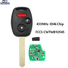 2+1 Buttons Remote Car Key Fob 433MHZ PCF7936 ID46 Chip For Honda Pilot 2005 2006 2007 2008 FCCI: CWTWB1U545 2024 - buy cheap