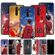 Slam Dunk Case for Xiaomi Redmi Note 9S 8T 8 9 9A 9C 7 K30 Pro Zoom 8A 7A 6 Black Silicone Phone Cover Sac 2024 - buy cheap