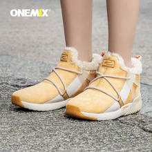 ONEMIX Women's Snow Boots Beige Plush Warm Fur Casual Shoes Keep  Wool Trekking Waterproof Sneakers Winter Sport Shoes 2024 - buy cheap
