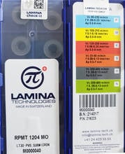 Rpmt08t2 rpmt10t3 rpmt1204 mo lt30 processamento de inserção de carboneto de lamina original: aço inoxidável, aço, ferro fundido. Etc. 2024 - compre barato