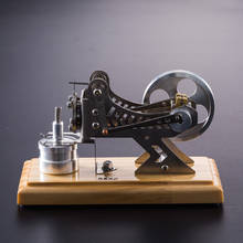Motor Stirling de aire caliente, modelo de Motor, juguete educativo de Física científica, marco de Metal, Base de madera, equipo Experimental 2024 - compra barato