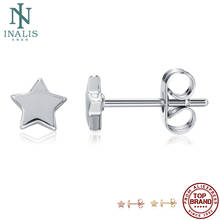 INALIS Copper Stud Earrings For Women Fashionable Five-Pointed Star Stud Earrings Party Fine Jewelry Simple Gift New Arrival 2024 - buy cheap