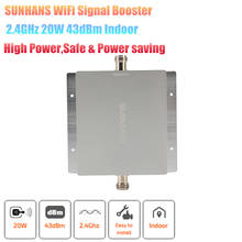 Sungps-amplificador de sinal sh24gi20w, wi-fi, 11b/g/n, 20w, amplificador interno, classe empresarial 2.4ghz, 43dbm, sem fio, alta potência 2024 - compre barato