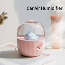 Humidificador de aire portátil para el hogar, difusor de instrumentos de hidratación recargable por USB con luz, bonito dibujo animado para coche 2024 - compra barato