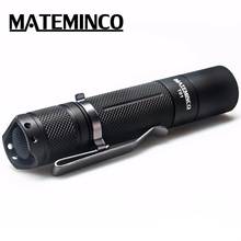 MATEMINCO T01 Small Flashlight Lantern CREE XPL LED Max Output 1600 Lumens Waterproof LED torch light For Camping  Bicycle Light 2024 - buy cheap