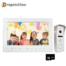 DragonsView-videoportero con cable de 7 pulgadas, timbre para puerta, teléfono, cámara, Panel de llamada, detección de movimiento de 130 ° para seguridad del hogar, 1200TVL 2024 - compra barato