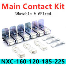 NXC-160 Contactor Contacts NXC-185 Contact Kit NXC-120 Contactor Spare Parts NXC-225 Contacts Set Bridge Contact Accessories 2024 - buy cheap