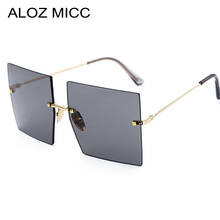 ALOZ MICC Fashion Women Frameless Sunglasses Women Brand Design Metal Sunglasses Men Hot Elegant Sunglass UV400 Q707 2024 - buy cheap