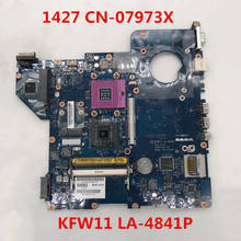 Free shipping for DELL 1427 Laptop motherboard CN-07973X  07973X 7973X KFW11 LA-4841P PM45  DDR3 working well 2024 - buy cheap