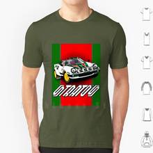 Lancia Stratos Hf-Camiseta de algodón artesanal, talla grande, S-6xl, Lancia Stratos, Rally Car, Wrc 2024 - compra barato