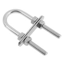 Boat U Bolt Boat Marine 316 U Screw Stainless Steel Bow Stern Eye U-Bolt 7*90mm 2024 - buy cheap