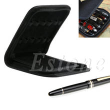 New 12 Pens Fountain Pen/Roller Pen Faux Leather Zipper Case Holder 2024 - buy cheap