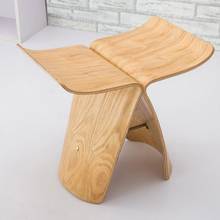 Creative Small Stool, Small Stool, Low Stool, Living Room Chair, Butterfly Stool, Wooden Stool, Shoes Stool, Shoes Stool, Fashio 2024 - buy cheap