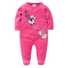 New Arrivals On Discount Baby Girls Clothing Barboteuses Infant Newborn Girls Boys Footies Pajamas Strampler Peleles One-Pieces 2024 - buy cheap