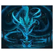 Full Square drill 5D DIY Diamond embroidery Flying Dragon Diamond Painting Cross Stitch Rhinestone Mosaic decoration gift 2024 - buy cheap