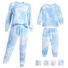 Mother Daughter Clothes Suit Spring Adult Kids Clothes Set Fashion Family Matching Clothing Mother Son Sport Parent-child Outfit 2024 - buy cheap