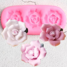 Rose Flower Silicone Molds DIY Wedding Cake Decorating Tools Cupcake Topper Fondant Molds Candy Clay Chocolate Gumpaste Moulds 2024 - buy cheap