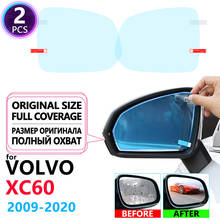 Full Cover Anti Fog Rainproof Film Rearview for VOLVO XC60 2009~2019 RDesign Car Stickers Films Accessories 2010 2013 2015 2018 2024 - buy cheap