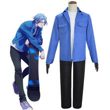 Disfraz de Anime SK8 the Infinity Langa Hasegawa, traje de patinaje SK Eight azul, chaqueta de calle, uniformes escolares, Unisex 2024 - compra barato