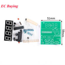 4 Bit Digital Electronic Clock DIY Kit C51 STC11F02 Teaching Training Parts 4Bit Digital Tube Clock 4.5V-6V Production Suite 2024 - buy cheap