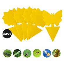 Polygon Yellow Strong Flies Sticky Traps Bugs Catching Insects Pest Killer Flying Insect Double-sided Traps Sticky Board CSV 2024 - buy cheap