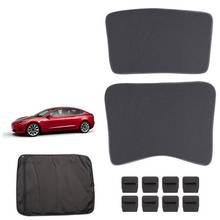 Auto Car Sunshade Sunroof -Tesla Model 3 Windshield Shade Front Rear SunShade For -Tesla Accessories Glass Roof Sunshade 2024 - buy cheap