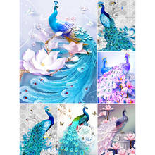 Full Drill Embroidery 5D DIY Diamond Painting Animals Peacock Cross Stitch Kit  Mosaic Art Picture of Rhinestones Crafts Decor 2024 - buy cheap