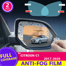 for Citroen C1 2005 - 2019 2017 2018 Full Cover Rearview Mirror HD Film Anti-Fog Rainproof Auto Mirror Sticker Car Accessories 2024 - buy cheap