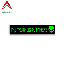 Aliauto Words Motorcycle Car Sticker Funny Alienware Alien Logo Accessories Personality Reflective Waterproof Decal PVC,15cm*3cm 2024 - buy cheap