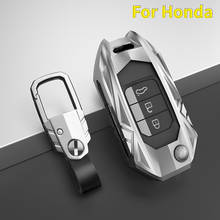 Zinc Alloy  Car Remote  Fold Key Pocket Cover Case Shell for Honda Civic CR-V HR-V Accord Jade Crider Odyssey 2015- 2018 2024 - buy cheap