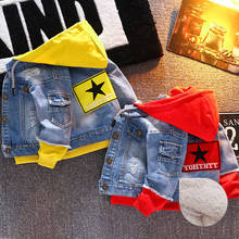 Winter Jeans Jackets For Boy Girl Fleece Windbreaker Baby Denim Coats 2-8T Kids Jean Warm Children's Clothing 2024 - buy cheap