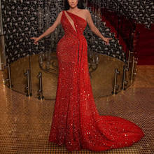 Lucavalolo-vestido longo feminino brilhante, ideal para festas 2024 - compre barato