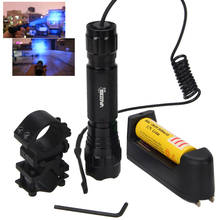 Q5 T6 LED Tactical Hunting Flashlight Weapon Gun Light+Remote Switch+18650 Rechargeable Battery+Rifle Scope Gun Mount+Charger 2024 - buy cheap