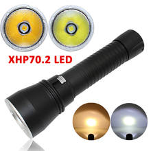 XHP70.2 LED Diving Flashlight Waterproof Torch 32650 Battery xhp70 .2 Chip Underwater Scuba Diving Light 2024 - buy cheap