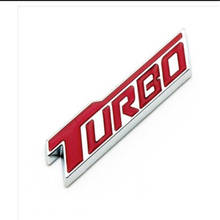 1Pcs 3D Metal TURBO Car Side Fender Rear Trunk Emblem Badge Sticker Decals for Buick Chevrolet Malibu,Car decoration stickers 2024 - buy cheap