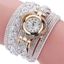 Женские бархатные часы в стиле ретро с бриллиантами, женские часы-браслет с кристаллами и циферблатом, аналоговые кварцевые часы, часы relogio 50 * 2024 - купить недорого