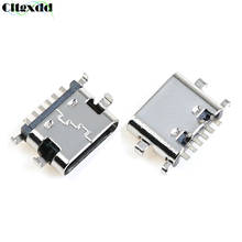 Cltgxdd 10Pcs/Lot Micro USB 3.1 Jack Type-C 6Pin SMD 90 Degree Female Connector For Mobile Phone Charging Port Socket 2024 - buy cheap