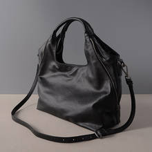 2020 New Fashion Soft Real Genuine Leather Women Handbag Elegant Ladies Hobo Shoulder Bag Messenger Purse Satchel 2024 - buy cheap