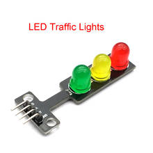 Módulo de semáforo de led 5v 8mm, módulo de luz de trânsito vermelho amarelo verde 2024 - compre barato