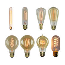 Bombilla Edison Retro E27 220V 40W filamento incandescente tungsteno bombillas Vintage Edison lámpara Retro Decoración 2024 - compra barato