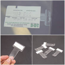 Adesivo de proteção para carro, 2 peças, clipe de suporte de bilhete de estacionamento para mazda 2 3 5 6 8 atenza cx5 embutido 2024 - compre barato