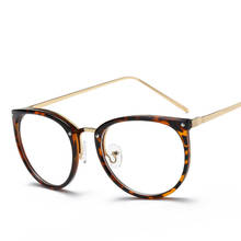 brand designer oval glasses frame for women rivets cat eye eyeglasses frame transparent optical frames 2024 - buy cheap