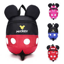Baby Mickey Mouse Minnie Cartoon Bag 1-3 Years Old disney  Boy Girl  plush backpack  Kindergarten  Backpack with Anti-lost Rope 2024 - buy cheap