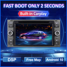 Android 10 Car DVD Radio For Ford Focus 2 Mondeo S C Max Galaxy Fiesta Transit Fusion Connect kuga Multimedia Carplay GPS 2 Din 2024 - buy cheap