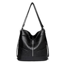 Bolso de hombro multifunción de diseñador de lujo para mujer, bolsa de gran capacidad, de cuero suave, con cremallera del bolso, primavera 2021 2024 - compra barato