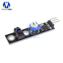 DC 3.3V Infrared Reflection Sensor Line Track Digital Switch Output LM393 Comparator Module With Potentiometer Adjustable 2024 - buy cheap